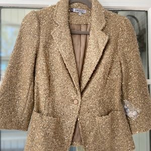 Jennifer Lopez gold sequined blazer